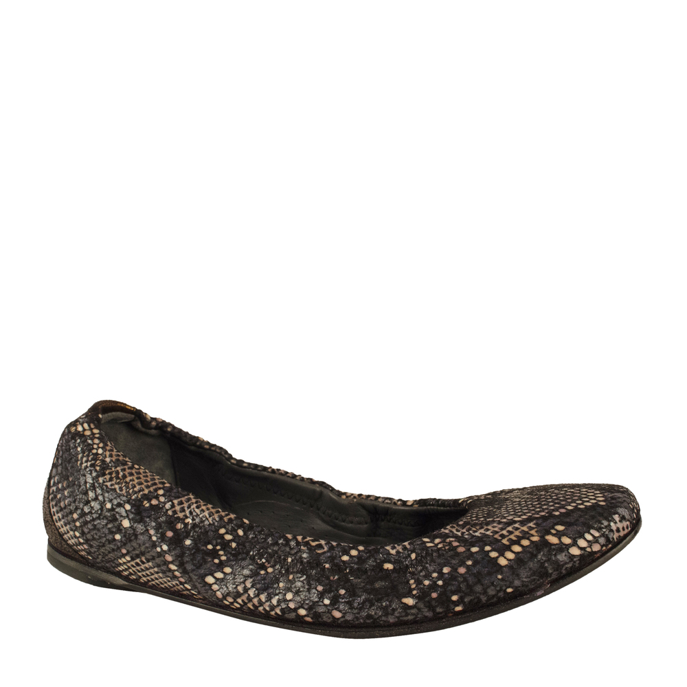 Donald J Pliner Women's Abram Snake print Ballet Shoes-7M